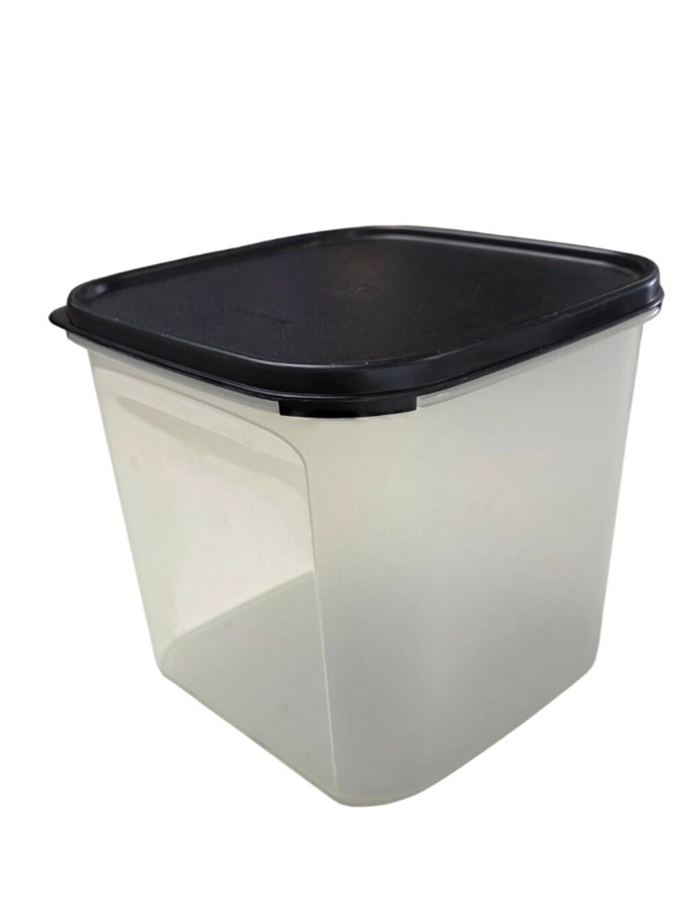 Tupperware Modular Mates Canister Square Container & Lid #3 , Black
